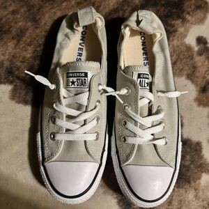 Converse Low Top Sneakers in Off-White and White